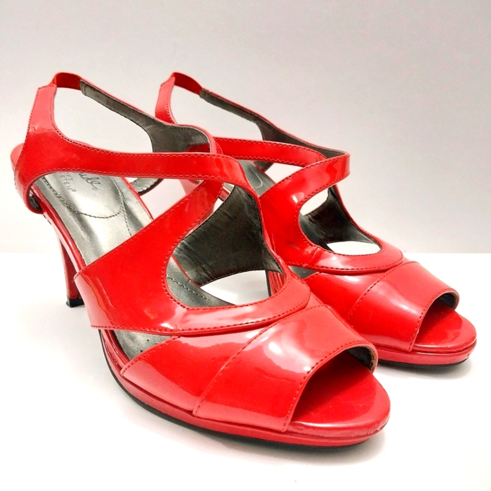 Lifestride Soft System Heels 7.5 Red #M006
